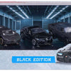 Majorette Black Edition Autoset, 5-teilig.