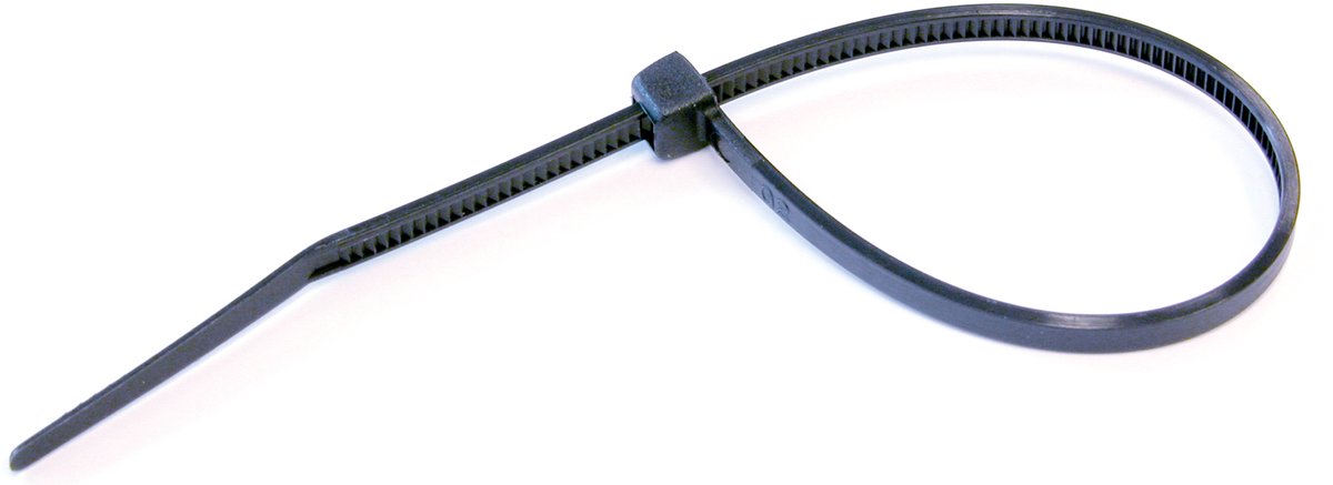 Carpoint Kabelbinder 4,8 x 370 mm schwarz 100 Stück