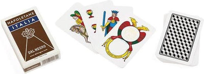 Spielkarten Napoletan 83,5 mm Karton braun 41-teilig