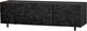 Woood-TV-Thekenschrank – Mango – Schwarz – 50 x 160 x 45
