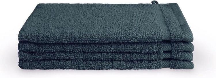Byrklund Handtuchset – Badeutensilien – 4-teilig – 4 x 16 x 21 – 100 % Baumwolle – dunkelblau