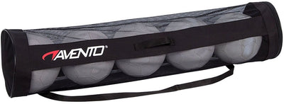 Balltasche Avento - für 5 Bälle - Schwarz - Länge ca. 108 cm - ø 24 cm
