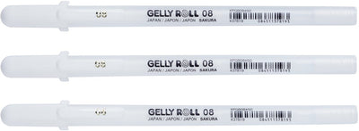 Sakura • Gelly Roll Gelstift 08 weiß 3 Stück