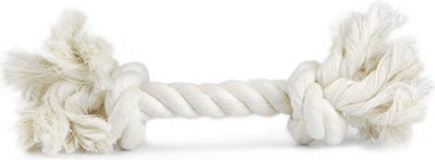 Beeztees Zahnseideseil – Hundespielzeug – weiß – groß – ca. 240 Gramm