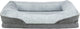 Trixie Vital Hundekorb Lino Angular Grey Hellgrau