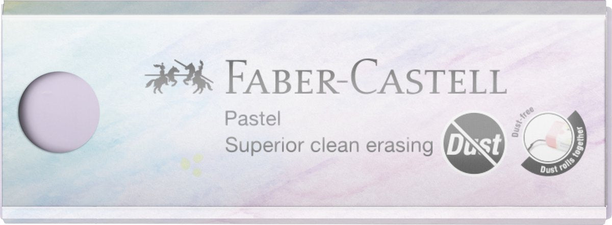 Faber-Castell Radiergummi – staubfrei – Pastell – fc-187392