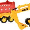 Toi-Toys Trucks Tilt LKW mit Bagger-Lichtgeräusch
