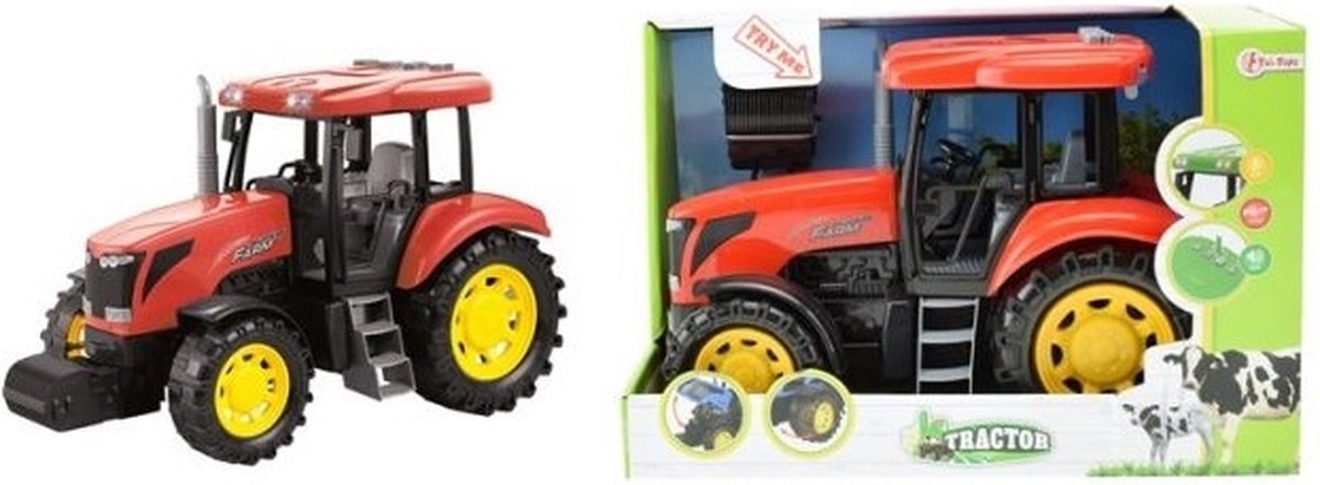 Toi-Toys Traktor rot mit Licht und Schall