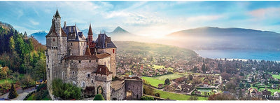 Trefl – Rätsel – 1000 Panorama – Schloss von Menthon, Frankreich.