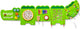 Vigatoys viga Toys® Wandspiel - Krokodil.