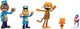 Jakks Hundemann 6cm Figur Multipack
