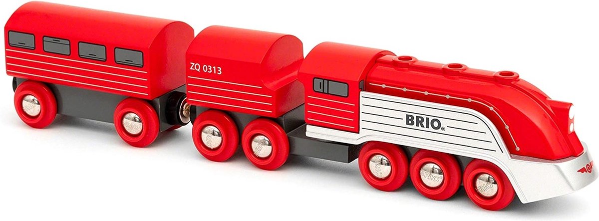 Roter Hochgeschwindigkeitszug Brio - 33557