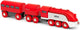 Roter Hochgeschwindigkeitszug Brio - 33557