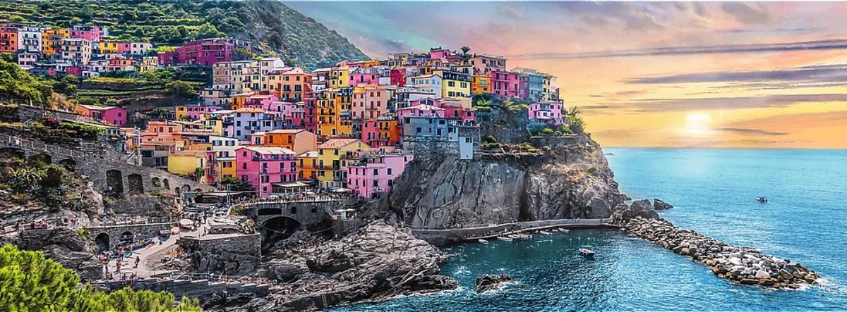 Trefl 500p - Vernazza bei Sonnenuntergang, Italien