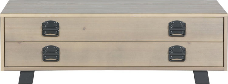 Woood Derby Couchtisch – Kiefer – Rauch – 35 x 110 x 62