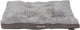 Scruffs Cozy – bequemes Hundekissen – mit Außenfutter aus Wildlederimitat und superweichem Innenfutter – Grau – 82 x 58 cm