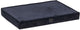 Designed by Lotte Bankkissen gerippt – Hundekissen – orthopädisch – gerippter Stoff – Anthrazit – 76 x 53 x 8 cm