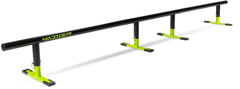 Madd Gear Grind Rail – MGP – 99 Zoll 251 cm – für Stunt-Scooter, Skateboards und Skates – Stahl – einfach zu montieren