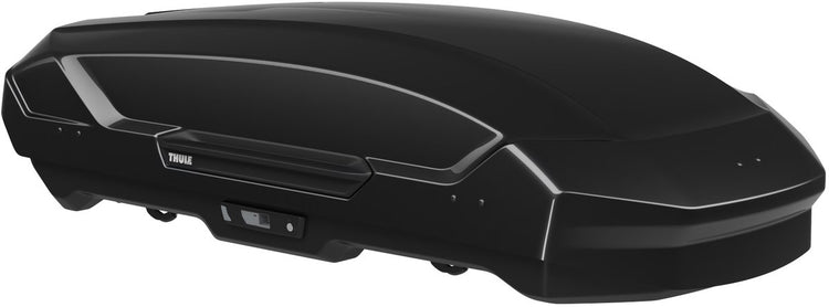 Thule Motion 3 m schwarz glänzend – Dachbox – 2 Seiten zu öffnen – 75 kg Tragkraft – 390 l Fassungsvermögen