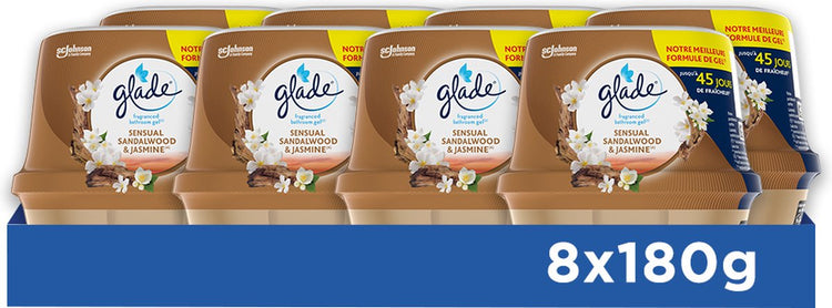 Glade duftendes Badezimmergel sinnliches Sandelholz-Jasmin