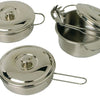 Kleine Fußmetallpfanne Set, 11dlg,