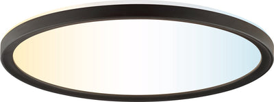 Brilliant Avola – Deckenleuchte – ø 29,3 cm – LED 18 W – 2400 lm – 2700 K-6500 K – CCT – Timer – Nachtlicht – dimmbar – Fernbedienung – IP20 – Schwarz