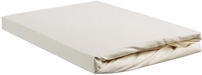 Ambiante Baumwolle – Spannbettlaken – 200 x 200 – gebrochenes Weiß