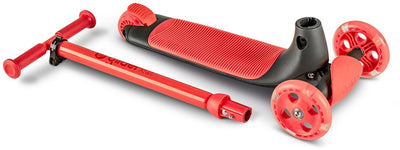 Yvolution - yglider kiwi - rot - Kinderroller mit LED-Rädern