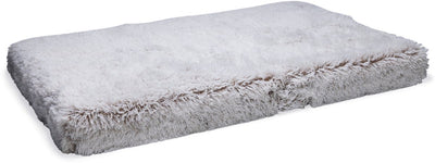Beeztees Siba - orthopädisches Hundekissen - flauschig - beige - 120x80x10 cm - Größe XL -