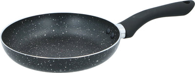 Alpina Bratpfanne 20 cm – Bratpfanne mit Antihaftbeschichtung – Pfanne für alle Herdarten – auch für Induktion – PFOA-frei – Schwarz