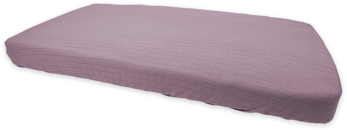Lodger Slumber – Spannbettlaken – Lila – 60 x 120 cm – Bio-Baumwolle