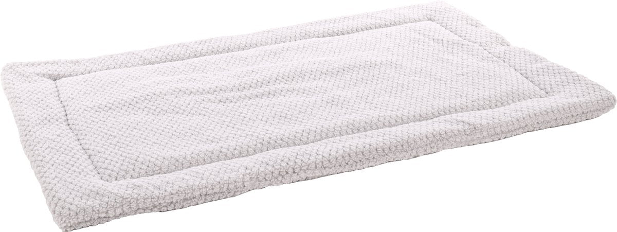 Hundekissen Flamingo – Bankkissen – Hundekissen 116 x 69 cm – passend für Hundebox und Katzenkissen – Jacquard rechteckig grau