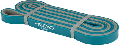Avento Fitness Powerband Latex - Hellblau Grau