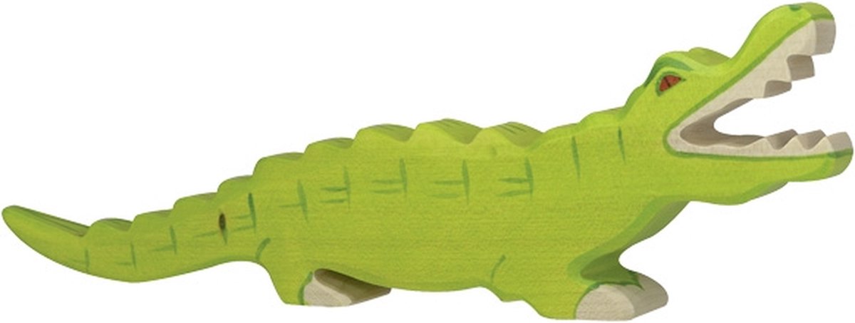 Holztiger Holztiger Holzkrokodil