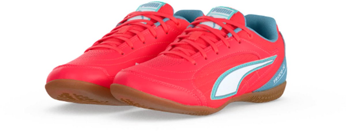Puma Truco IV Unisex-Sportschuhe – ultrarot-weiß-staubiges Aqua-intensives Mint