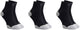 Rogelli Core Laufsocken – 3er-Pack – Schwarz Grau – 40 43