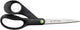 Fiskars Büro-Bastelschere – Universalschere – gerader Schnitt – 21 cm – schwarz, Edelstahl