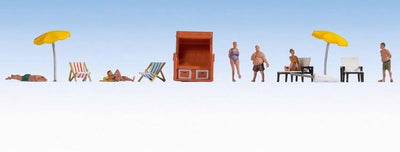 Noch der Strand, Figuren-Themenwelt