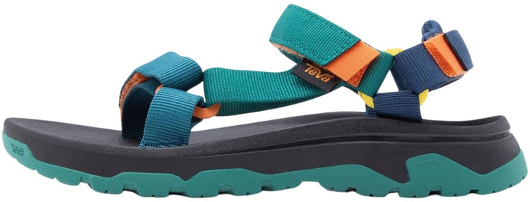 Teva T Hurricane XLT Jr Unisex-Sandalen – Blau-Korallen-Multi