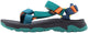 Teva T Hurricane XLT Jr Unisex-Sandalen – Blau-Korallen-Multi