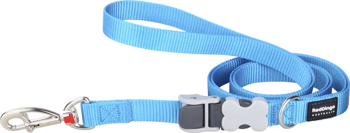Animal Boulevard SL-ZZ-TQ-20 – Halsbänder und Leinen – Hund – RD Superlead-Leine Türkis-M 20 mm x 1,1–1,8 m – Größe: M – 199302