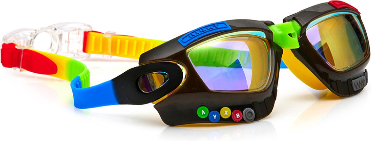 Bling2o Schwimmbrille Kinder - Gamer - Taucherbrille - Antibeschlag - UV-Schutz - Mehrfarbig