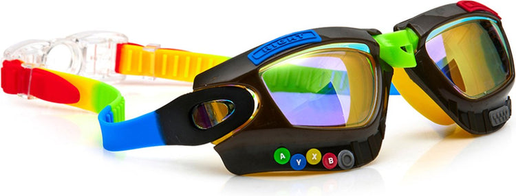 Bling2o Schwimmbrille Kinder - Gamer - Taucherbrille - Antibeschlag - UV-Schutz - Mehrfarbig
