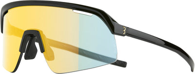 BBB Cycling Valor PH Professionelle photochrome Fahrradbrille für Männer und Frauen – photochromatische Sportbrille – Fahrradbrille Antibeschlag – glänzendes Schwarzgold – Bsg-81ph