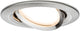 Paulmann LED Einbauleuchte Nova Plus Coin Einzelleuchte schwenkbar rund 84 mm 50° Coin 6W 470lm 230V dimmbar 2700K Stahl gebürstet