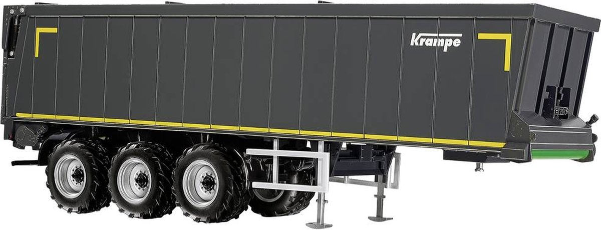 Wiking 077658 Krampe Rollwagen SB II 30 1070, Modell, 1:32, Metall-Kunststoff, ab 14 Jahren, zahlreiche Funktionen, bewegliche Heckklappe, ausziehbare Stützen, grau