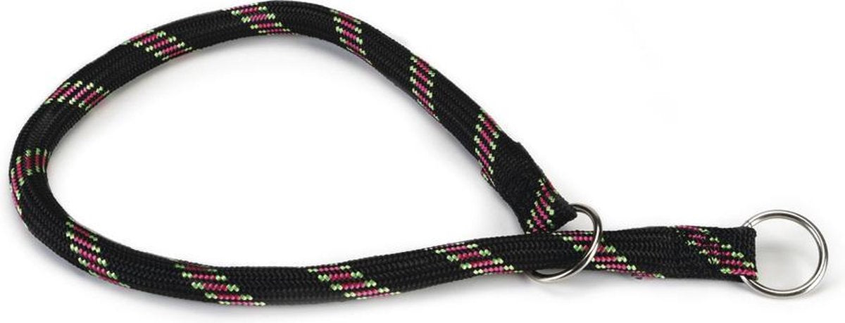 Beeztees - Hundehalsband - rund - Nylon - schwarz - 60 cm x 13 mm