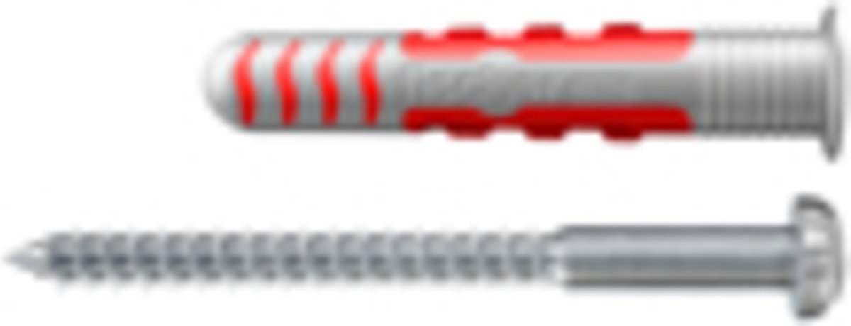 Fischer Duoseal-Stecker mit Edelstahl-Flachkopfschraube