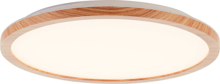 Brilliant Tuco – Deckenleuchte – LED 16 W – 3000 K – Holzeffekt