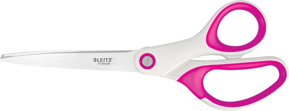 Leitz wow Titan-Edelstahl-Schere – Pink